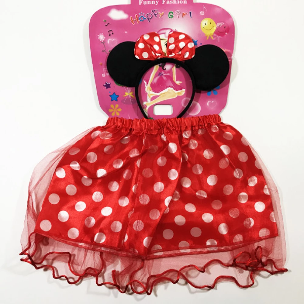 Костюм - НАБОР Минни Маус (Юбка, Ободок)