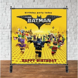 Изображение товара - Баннер 2х2м “Лего Бетмен / Batman / Марвел / Lego“ - Фотозона (виниловый) -
