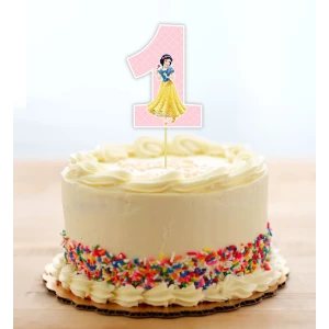 Изображение товара - Топпер-цифра (от 0 до 10см цифра) вырубка “Принцессы Дисней“ (1шт)- 1