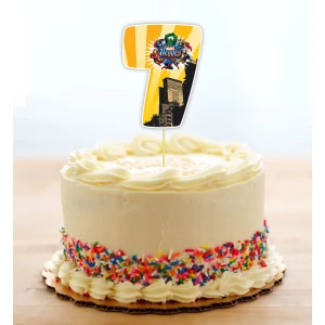 Изображение товара - Топпер-цифра (от 0 до 10см цифра) вырубка “Супер Герои/Мarvel“ (1шт)- 7