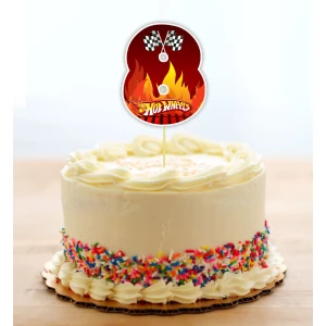 Изображение товара - Топпер-цифра (от 0 до 10см цифра) вырубка “Хот Вилс/Hot Wheels“ (1шт) 8