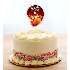 Изображение товара - Топпер-цифра (от 0 до 10см цифра) вырубка “Хот Вилс/Hot Wheels“ (1шт) 9