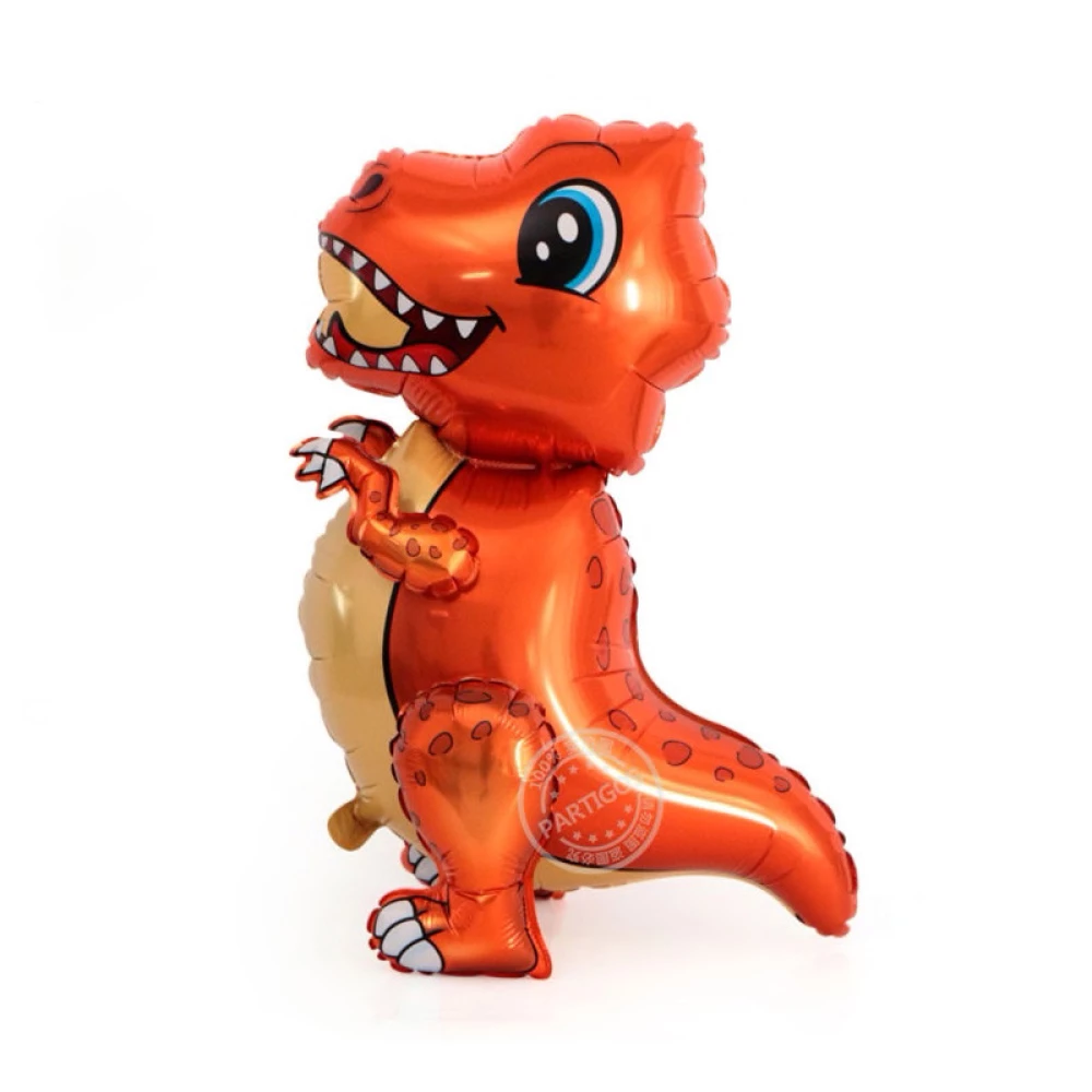 Куля фігурний 3-Д “Динозавр Тиранозавр малюк“ 75 см помаранчевий Китай