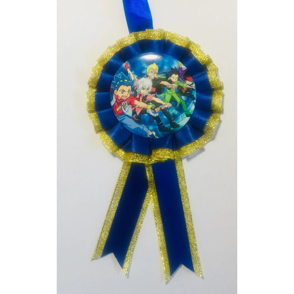 Медаль ГЕРОИ ИЗ МУЛЬТФИЛЬМОВ. ДИАМЕТР С БАНТОМ: 85ММ. “Бейблейд / beyblade“