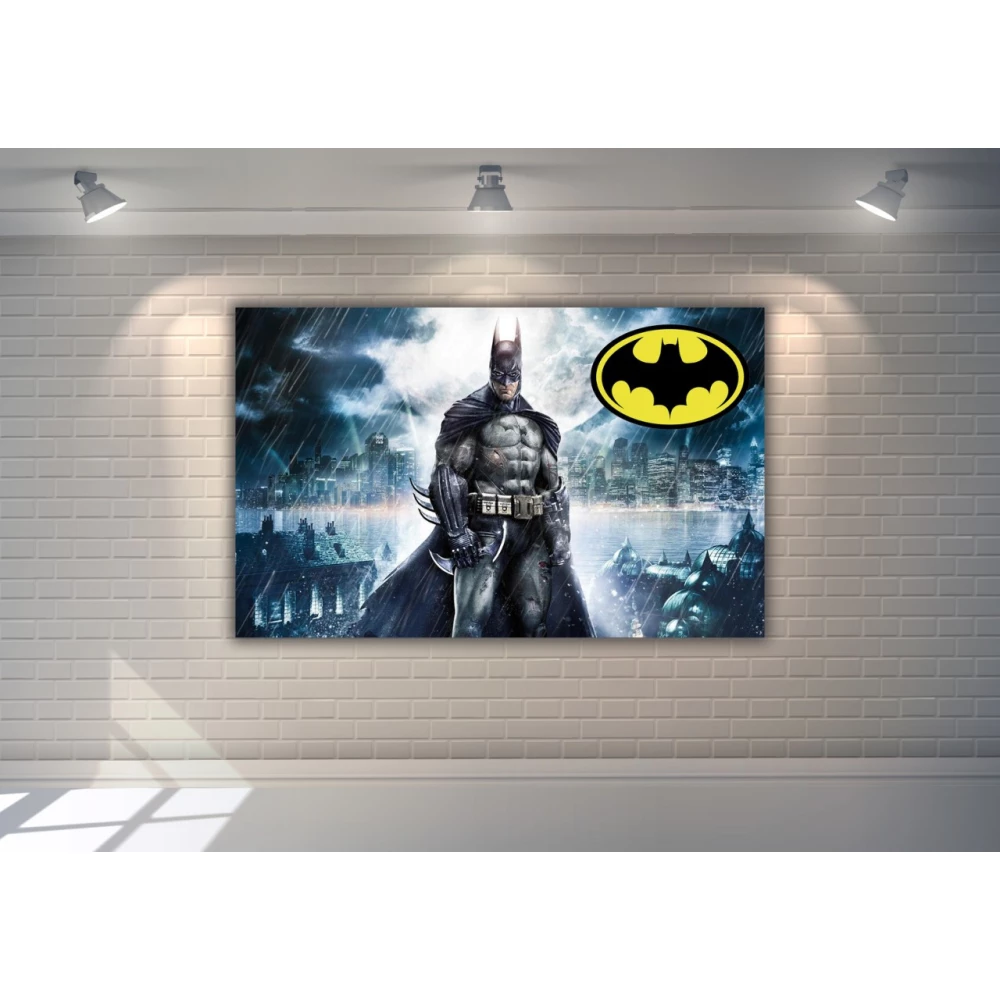 Плакат “Бэтмен / Бетмен / Batman“ (черничный фон) 120х75 см для Кенди - бара (Тематический)-
