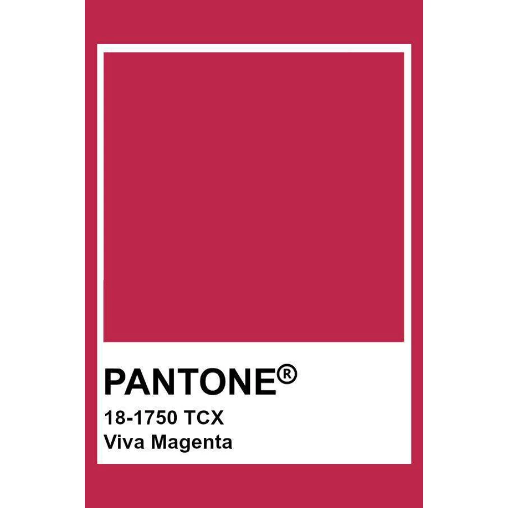 Фото-фон виниловый “Viva Magenta“ цвет 2023 года 100х100 см фон для предметной съемки