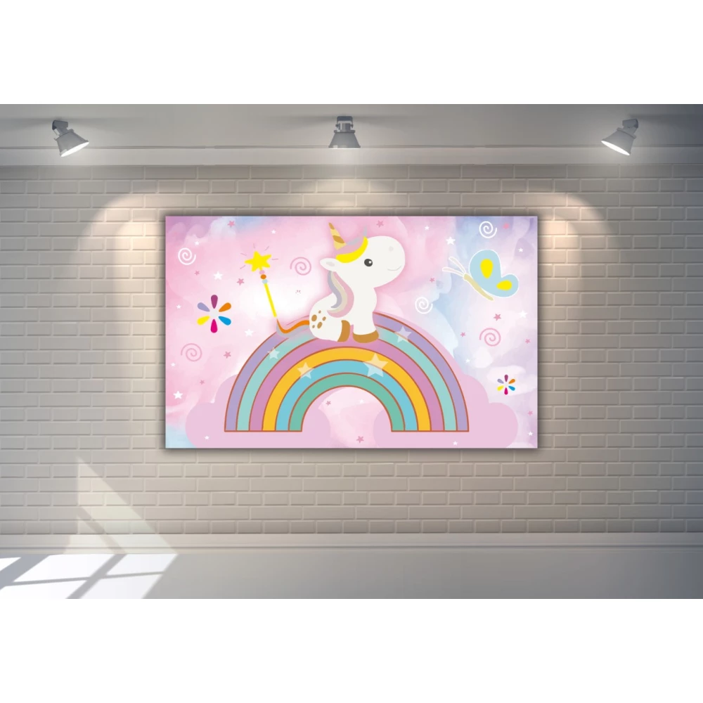 Плакат “Маленький Единорог“ 120х75 см -