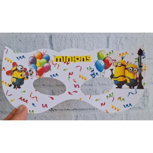 Изображение товара -  Маска “Миньоны“  тематические детские картон -