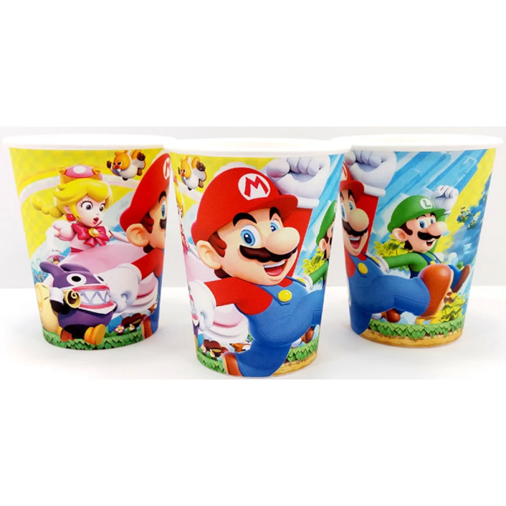 Стаканчики Марио (Поштучно  250мл.)