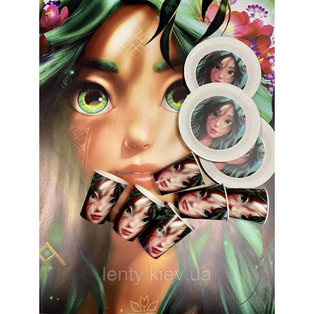 Вымпелы (из 3-угольных флажков) “Мавкa. Лесная песня“ малотиражные издания-