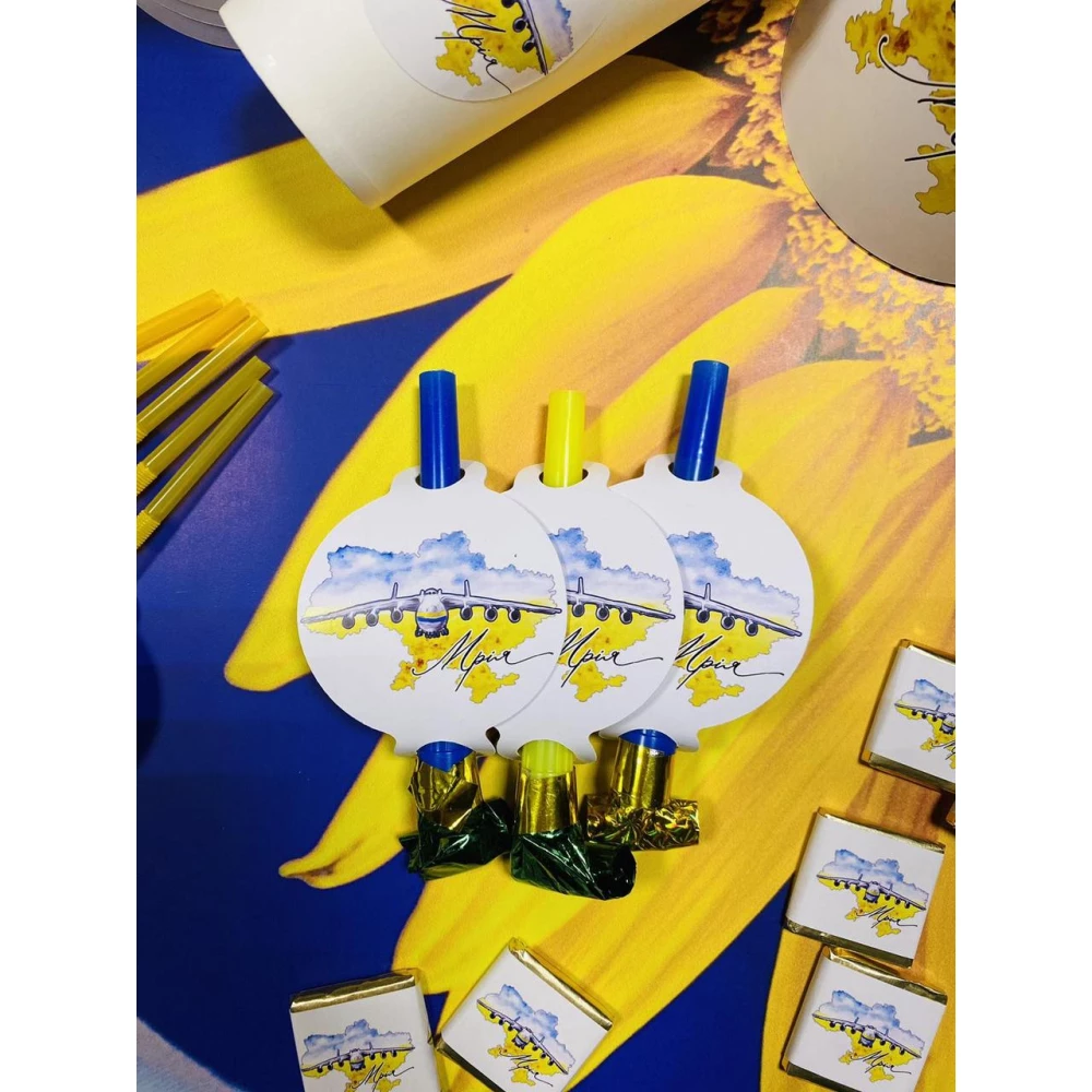 Колпачки “Самолет Мрия“  поштучно