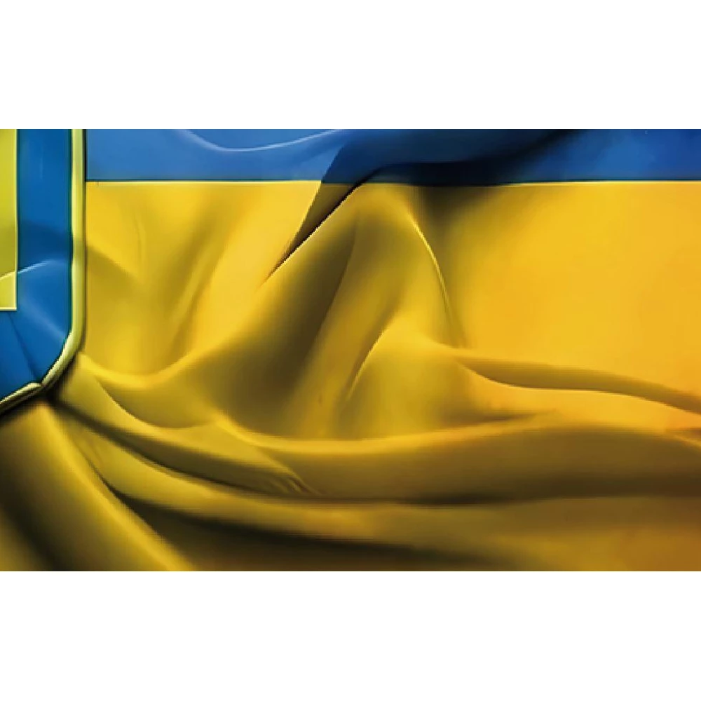 Патриотический баннер (Флаг Украины, Флаг УПА. Герб) “З днем Незалежності!“ 3х2м Фотозона (без каркаса)