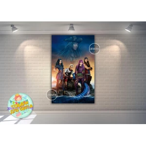 Изображение товара -  Плакат “Наследники Дисней“ 120х75 см, на детский День рождения -