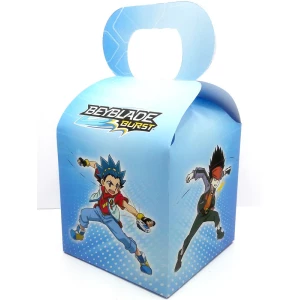 Зображення товара -  Коробочка Бейблейд для подарунків і частувань 10х10х10 малотиражні -