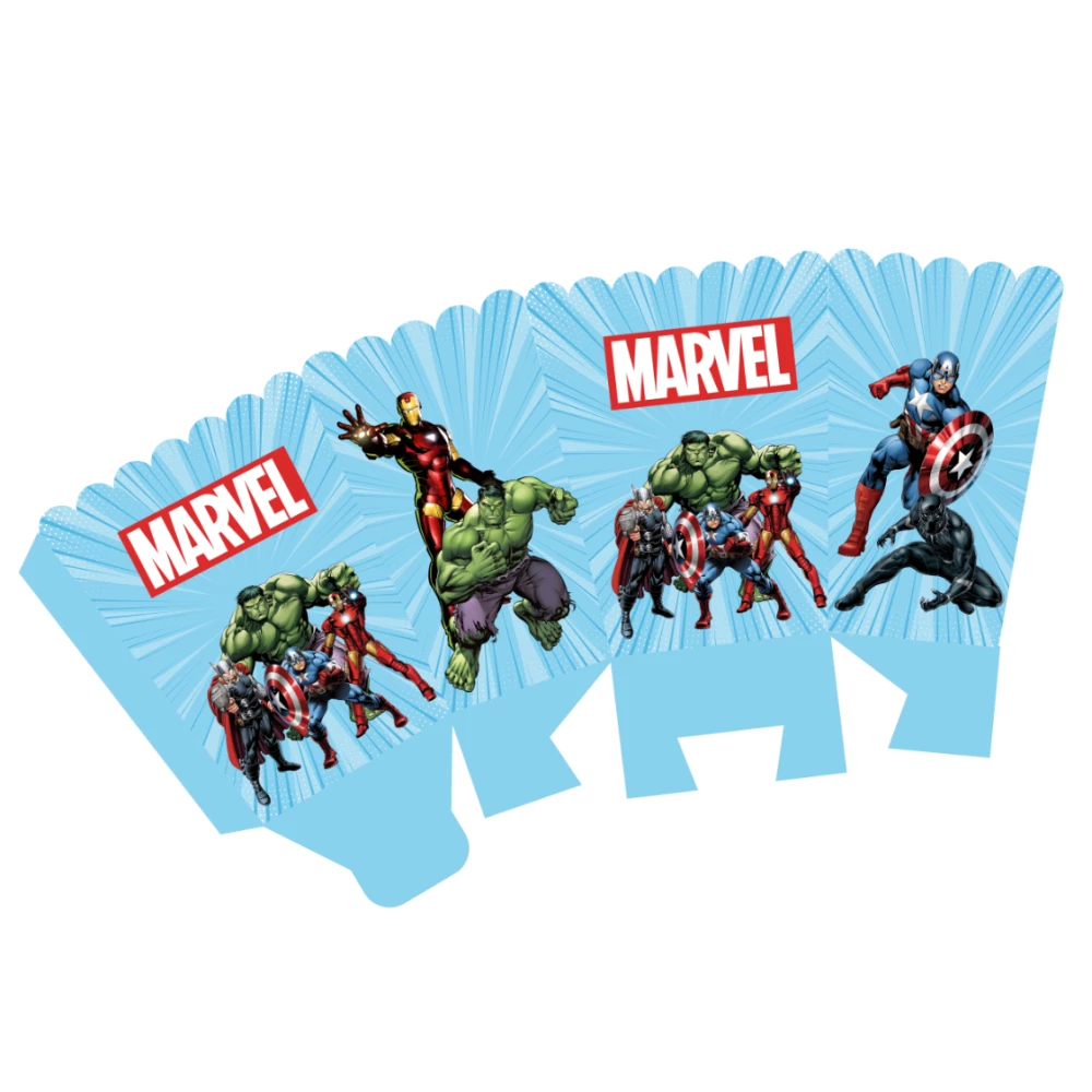 Коробочка для попкорна “Супергерои Марвел / мстители“ Поштучно 10см высота
