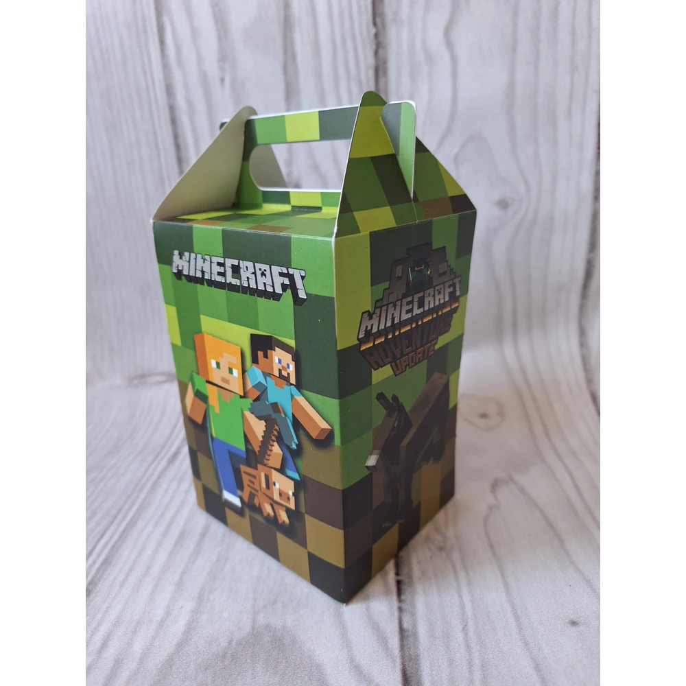 Коробочка Майнкрафт для подарков и сладостей 14х9х10