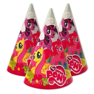 Зображення товара -  Ковпачки,Маленькі поні святкові карнавальні 16 см (1шт)-