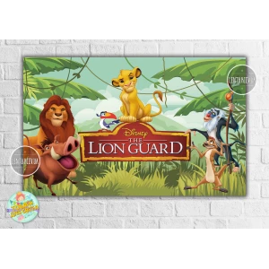 Изображение товара - Плакат “Король Лев“ 120х75 см на детский День рождения -