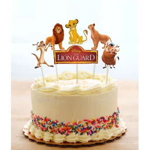 Изображение товара -  Топперы “Король Лев“ в торт (8см) вырубка  (6шт./уп.) КАРТОН