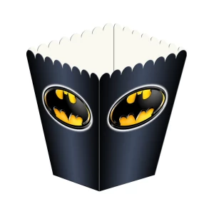 Зображення товара -  Коробочка для попкорну “Бетмен (Чорний)“ Поштучно 10см висота (малотиражні)