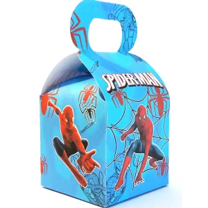 Изображение товара -  Коробочка “Человек Паук“ для подарков и угощений 10х10х10 малотиражные -