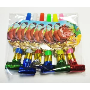 Изображение товара - Язычки - гудки “Король Лев“ (6 шт/уп) карнавальные малотиражные