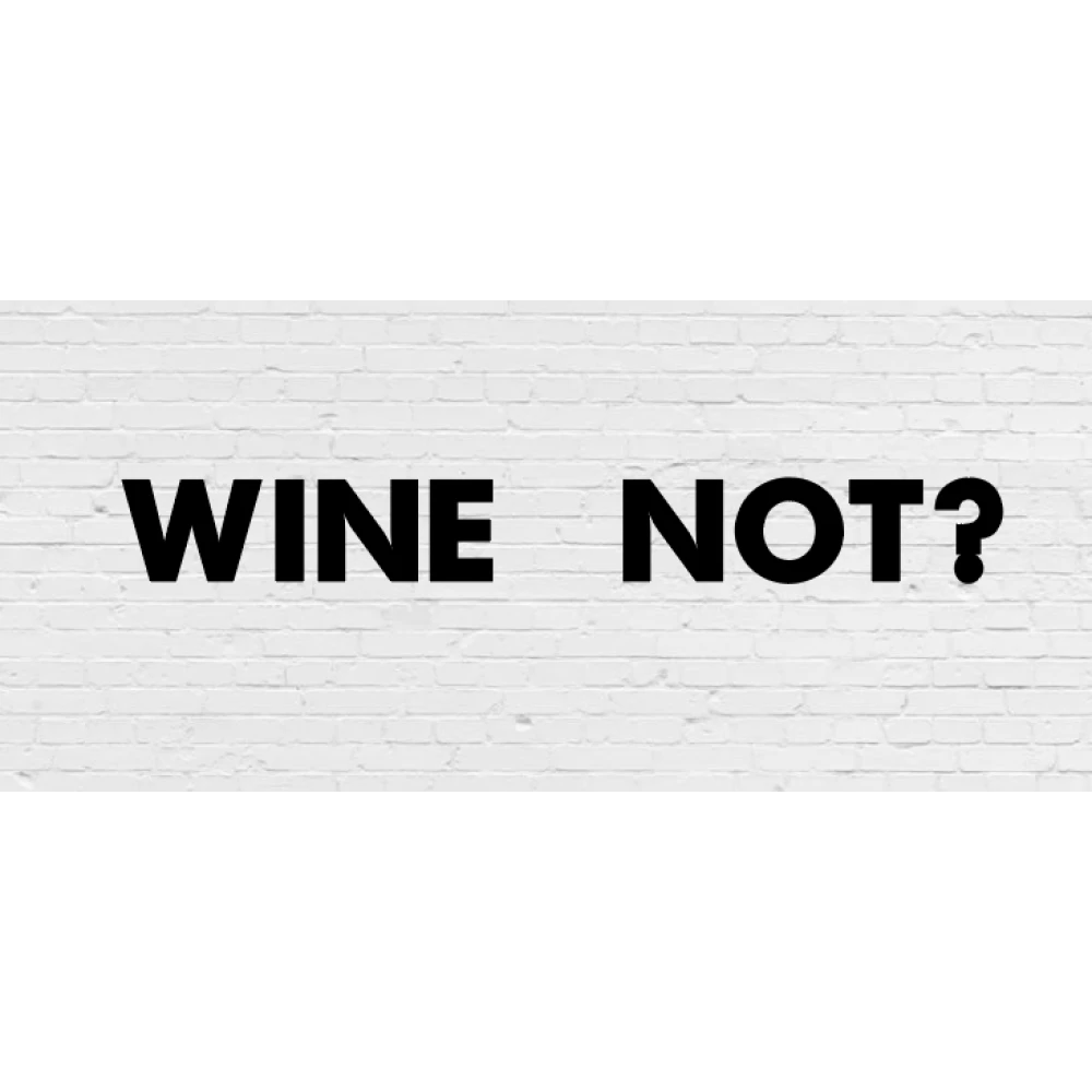 Гирлянда фигурная “Wine Not?“ черный картон