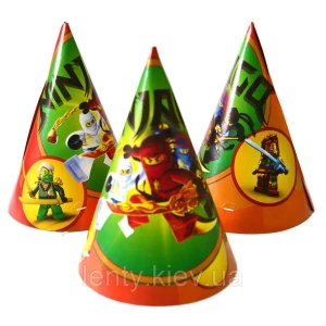Зображення товара -  Ковпачки,Ниндзяго-3 святкові карнавальні 16 см (1шт)-