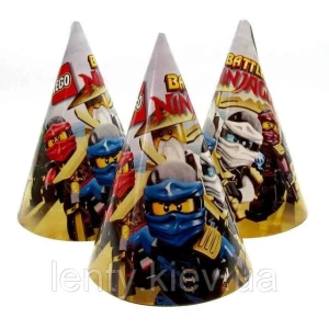 Зображення товара -  Ковпачки,Ниндзяго-2 святкові карнавальні 16 см (1шт)-
