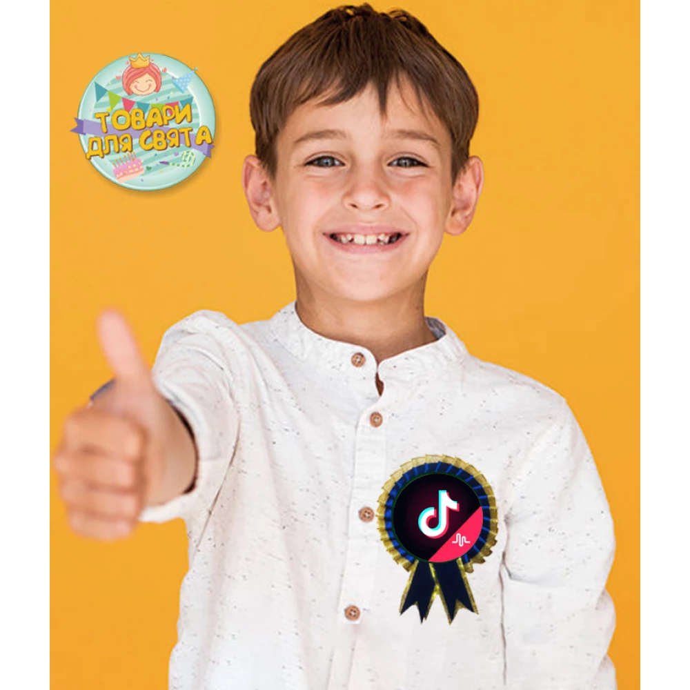 Тематический значок “Тик Ток“№1