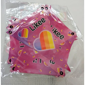 Изображение товара - Вымпелы (из 3-угольных флажков) “Лайки“ малотиражные издания-