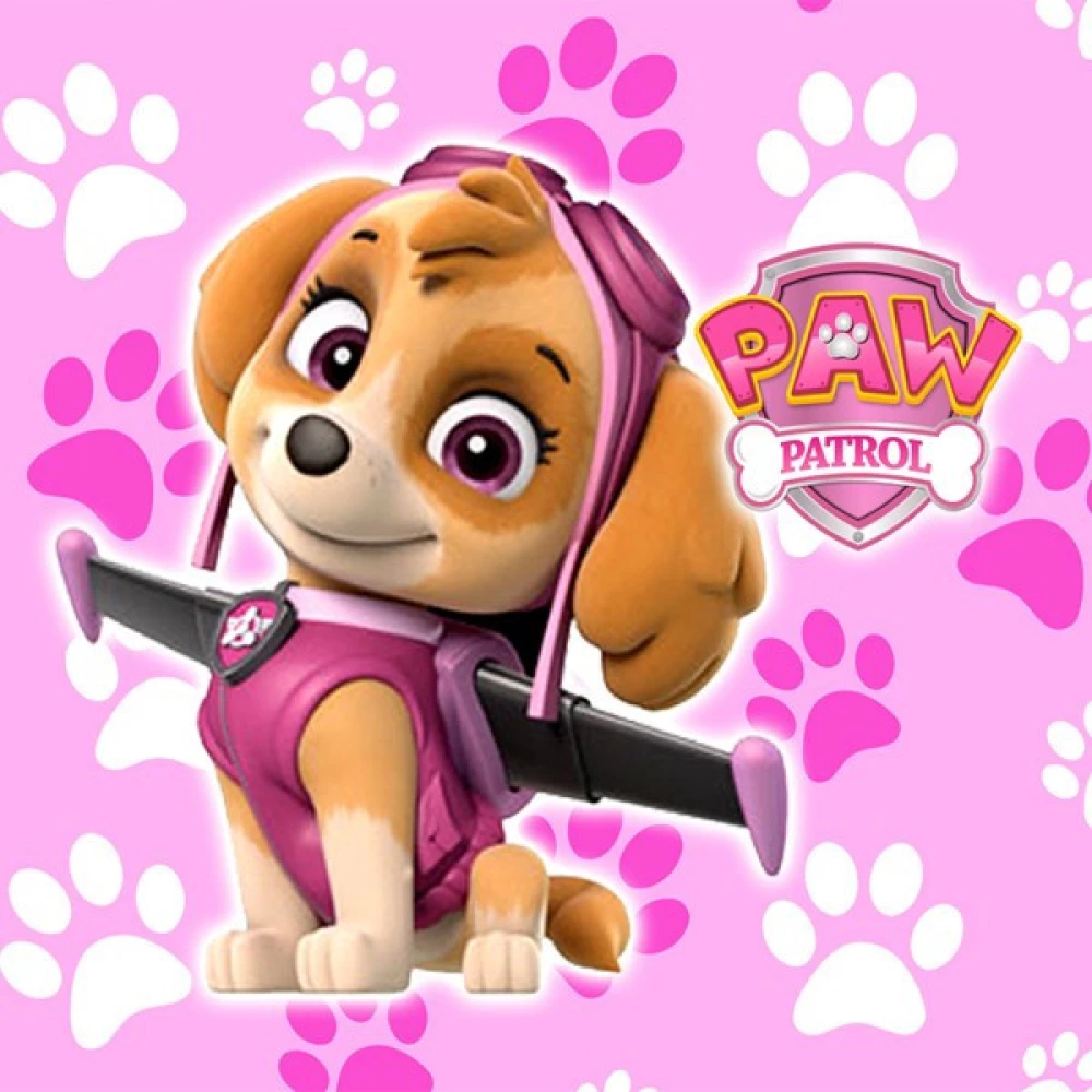 Медальки/медали (10шт.)  “Щенячий патруль“ (розовый) картонные тематические -малотиражные-