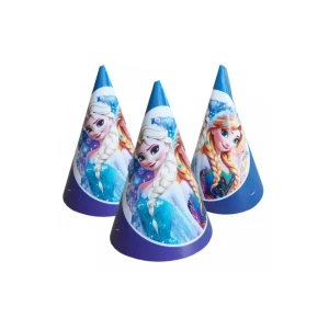 Изображение товара -  Колпачки, Холодное сердце праздничные карнавальные (Анна и Эльза) 16 см (1шт)-