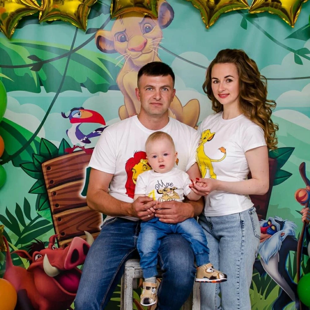 Баннер  “Король Лев“ 2х2м - Фотозона (виниловый) на день рождения -