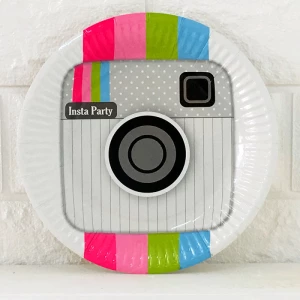 Изображение товара -  Набор тарелок тематических “Инстаграм/Instagram Party“ 8шт/уп