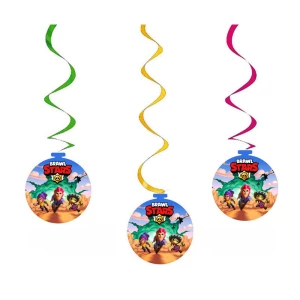 Изображение товара - Гирлянды-Спіральки “Бравл Старс“ (6 шт/уп.)