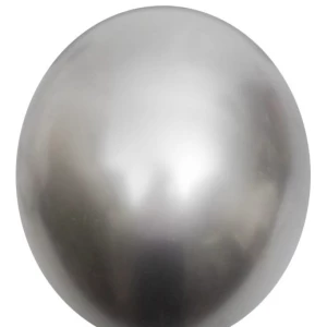 Изображение товара -  Повітряні кульки 13“ (32 см) ХРОМ поштучно Серебро (Калисан Турция)