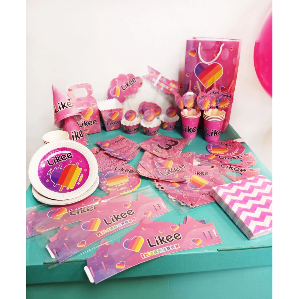 Готовий набір атрибутики в стилі “Лайки / Лайк“ №2 (L2M)