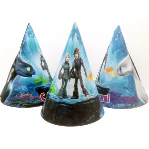 Зображення товара - Ковпачки “Як приручити дракона“ (поштучно) ковпаки святкові (рідкісні колекції) малотиражне видання - Українською