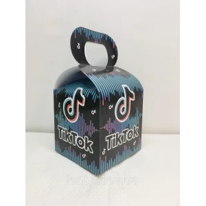Изображение товара -  Коробочка “Тик Ток“ для подарков и угощений 10х10х10