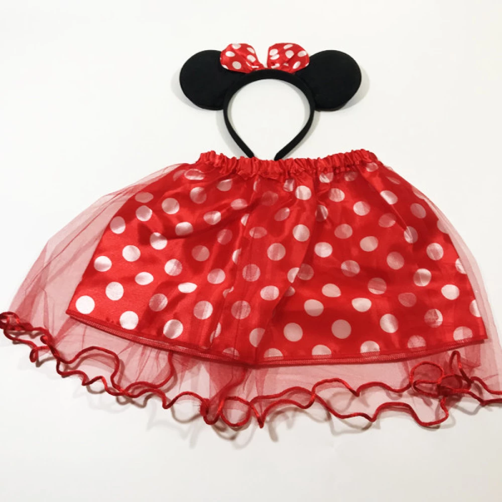 Костюм - НАБОР Минни Маус (Юбка, Ободок)