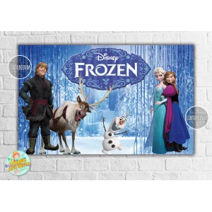 Изображение товара -  Плакат “Холодное сердце“ 120х75 см на детский День рождения -