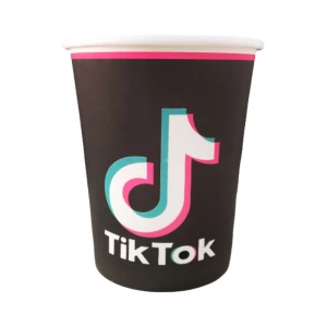 Изображение товара -  Стаканчики “Тик Ток“ (8шт/уп. 250мл.) бумажные одноразовые детские