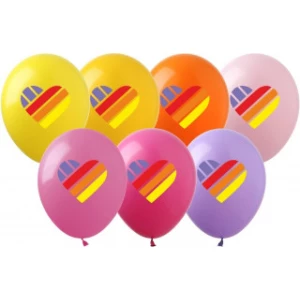 Изображение товара -  Шарики 12“ (30см) “Лайки / Like“ воздушные с рисунком поштучно (ассорти)