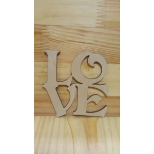 Изображение товара -  Топпер большой в торт “LOVE“ дерево