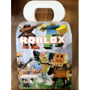 Изображение товара -  Коробочка “Роблокс“ для подарков и угощений 10х10х10 см. малотиражные -