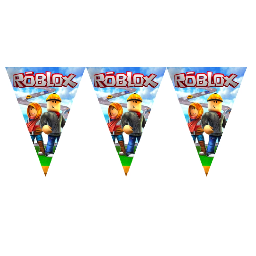 Вымпелы (из 3-угольных флажков) “Роблокс“ -малотиражные издания-