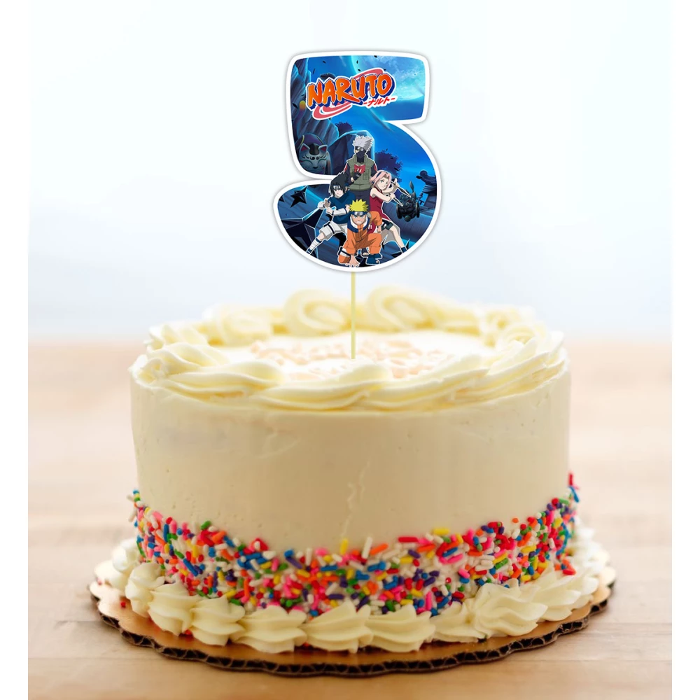 Топпер-цифра (до 10см цифра) вырубка “Аниме / Наруто“ (1шт)- 5