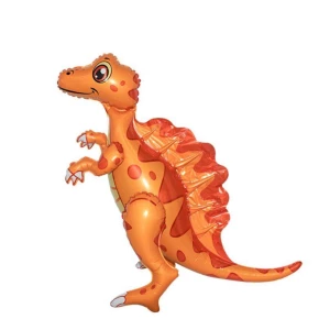 Зображення товара - Куля міні фольгований фігурний “Динозавр Спинозавр“ 60см см Китай Помаранчевий