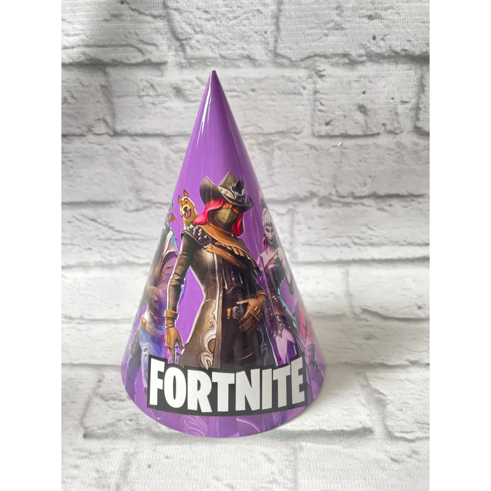 Колпачки “Фортнайт“ (поштучно) колпаки праздничные карнавальные (редкие коллекции) малотиражн